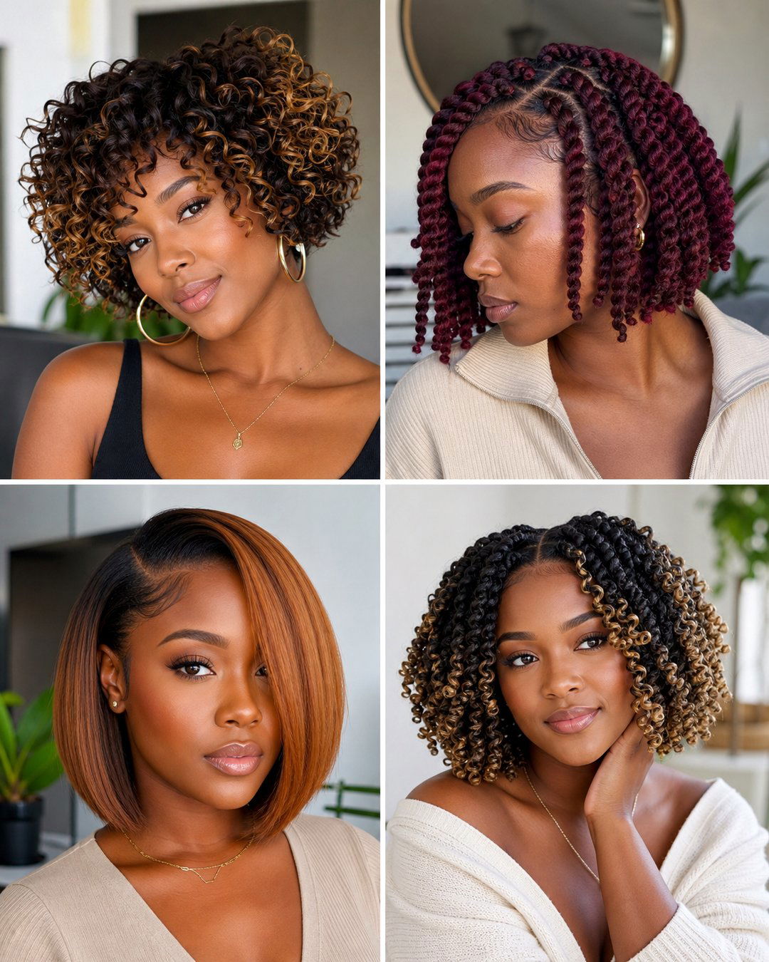 25 Trendy Short Bob Crochet Hairstyles to Try Now