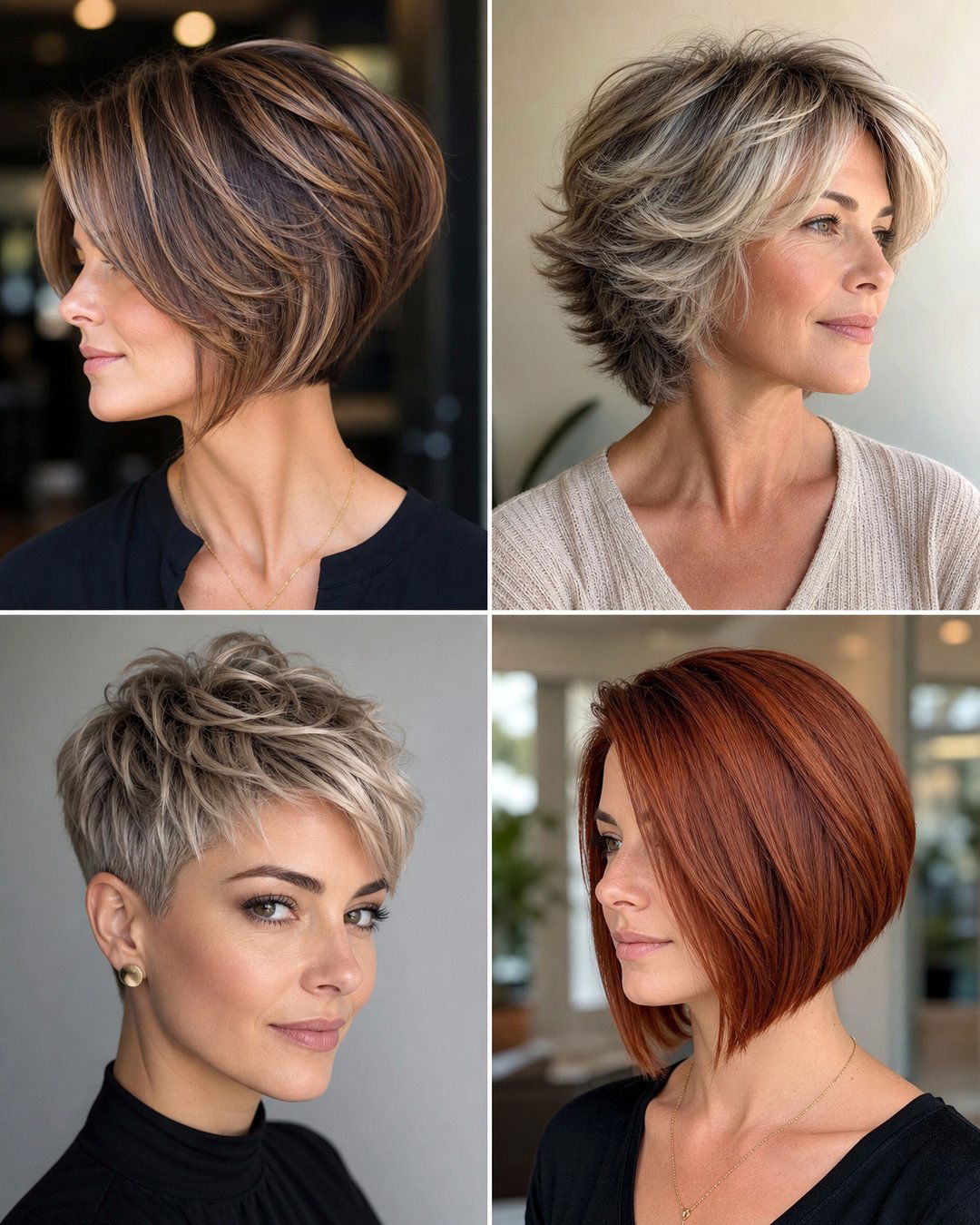 25 Trendy Short Haircuts for Women Over 40 to Try