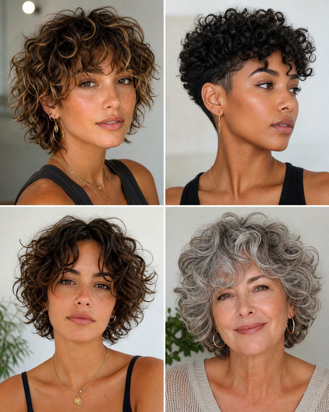 25 Trendy Short Shag Haircuts for Curly Hair