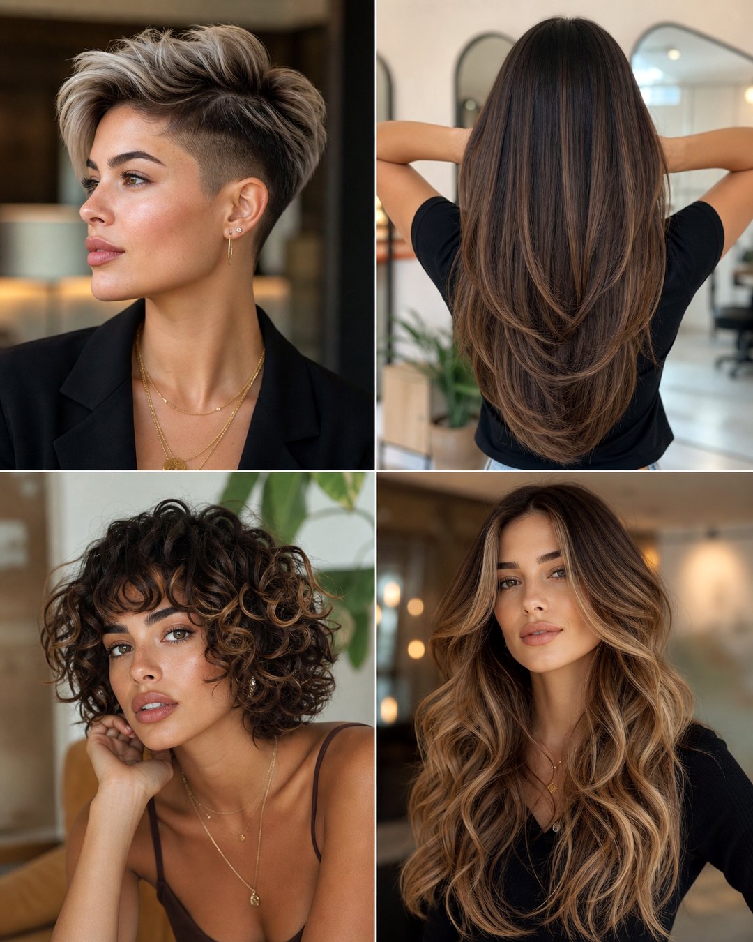 25 Trendy Short and Long Hairstyles to Inspire You