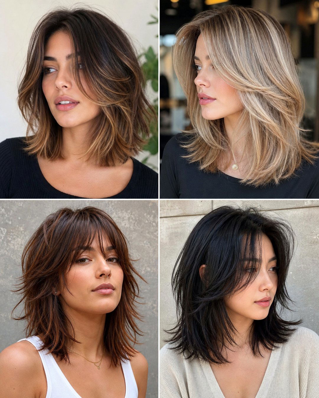 25 Trendy Shoulder Length Layered Short Hairstyles