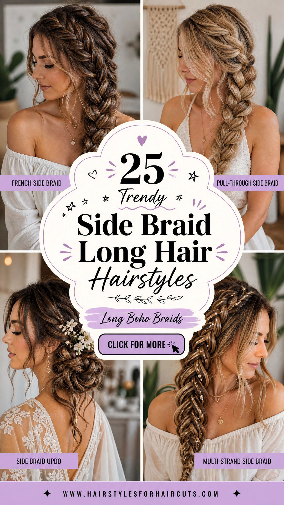 25 Trendy Side Braid Long Hair Braided Hairstyles to Try - 25 Trendy Side Braid Long Hair Braided Hairstyles to Try