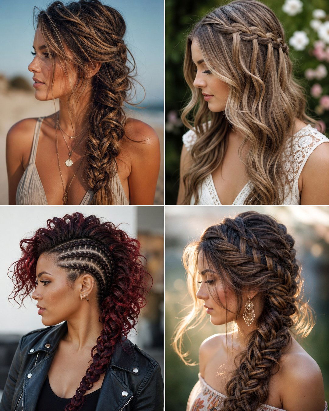 25 Trendy Side Braid Long Hair Braided Hairstyles to Try