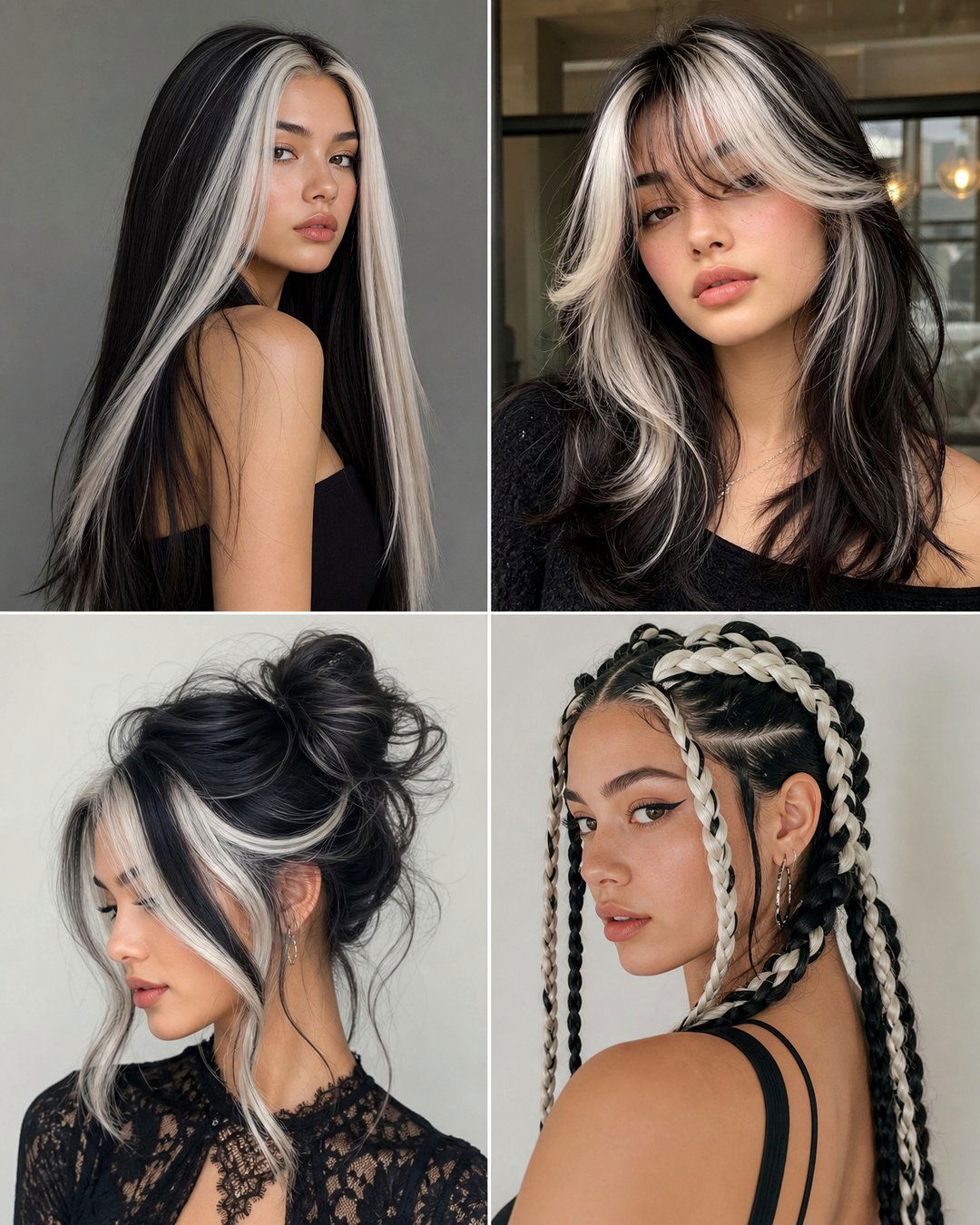 25 Trendy Skunk Hairstyles for a Bold Two-Tone Look
