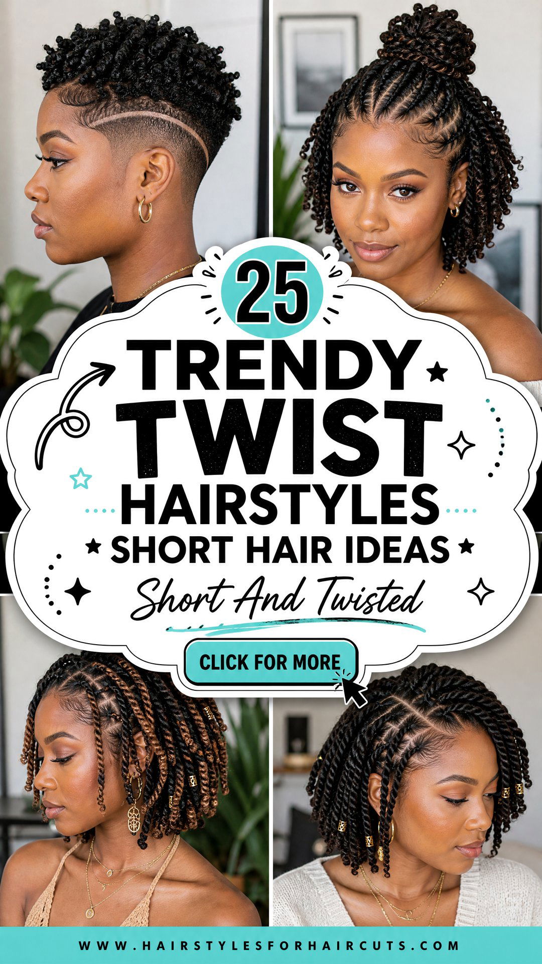 25 Trendy Twist Hairstyles Short Hair Ideas to Try - 25 Trendy Twist Hairstyles Short Hair Ideas to Try