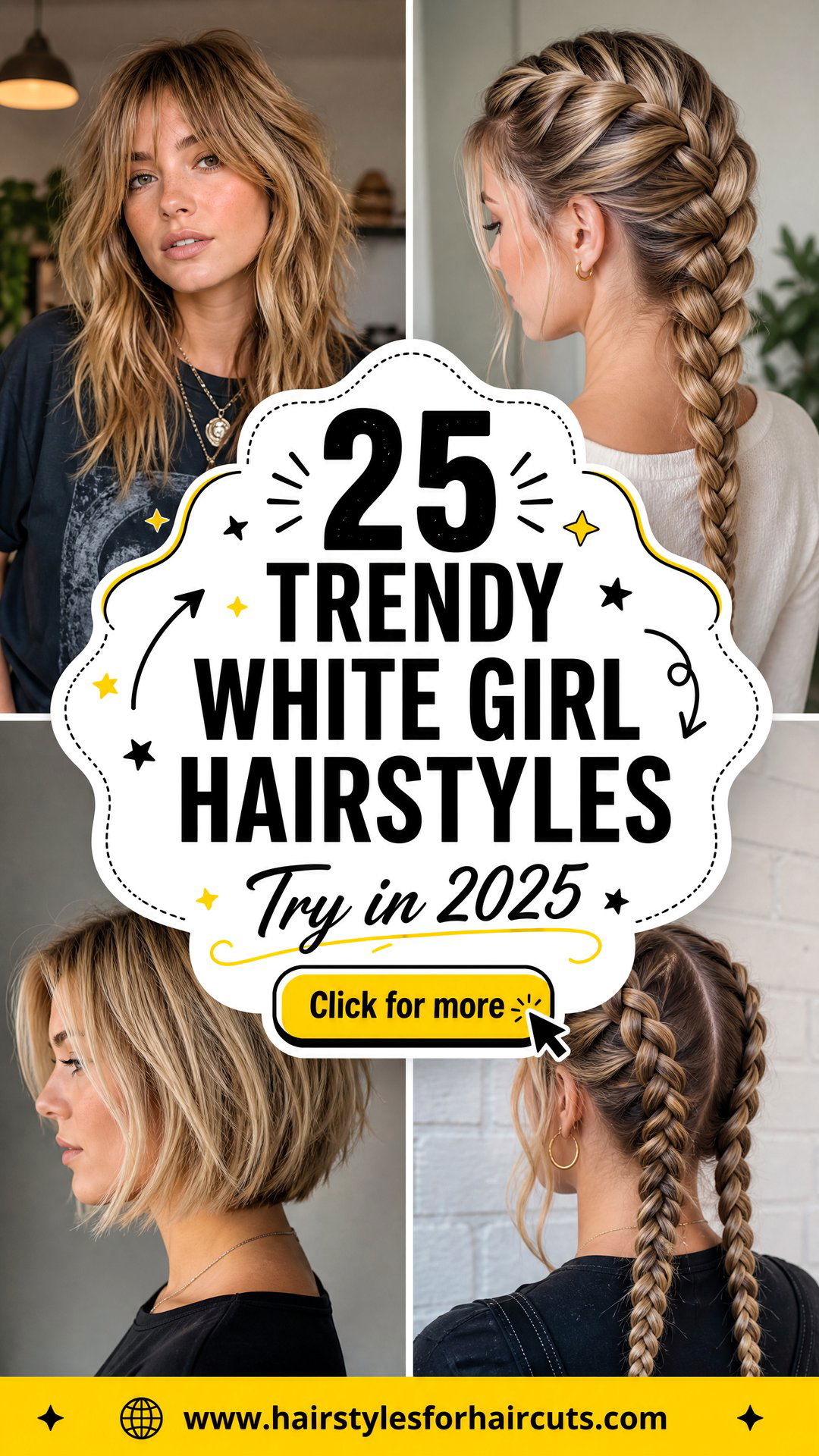 25 Trendy White Girl Hairstyles to Try in 2025 - 25 Trendy White Girl Hairstyles to Try in 2025