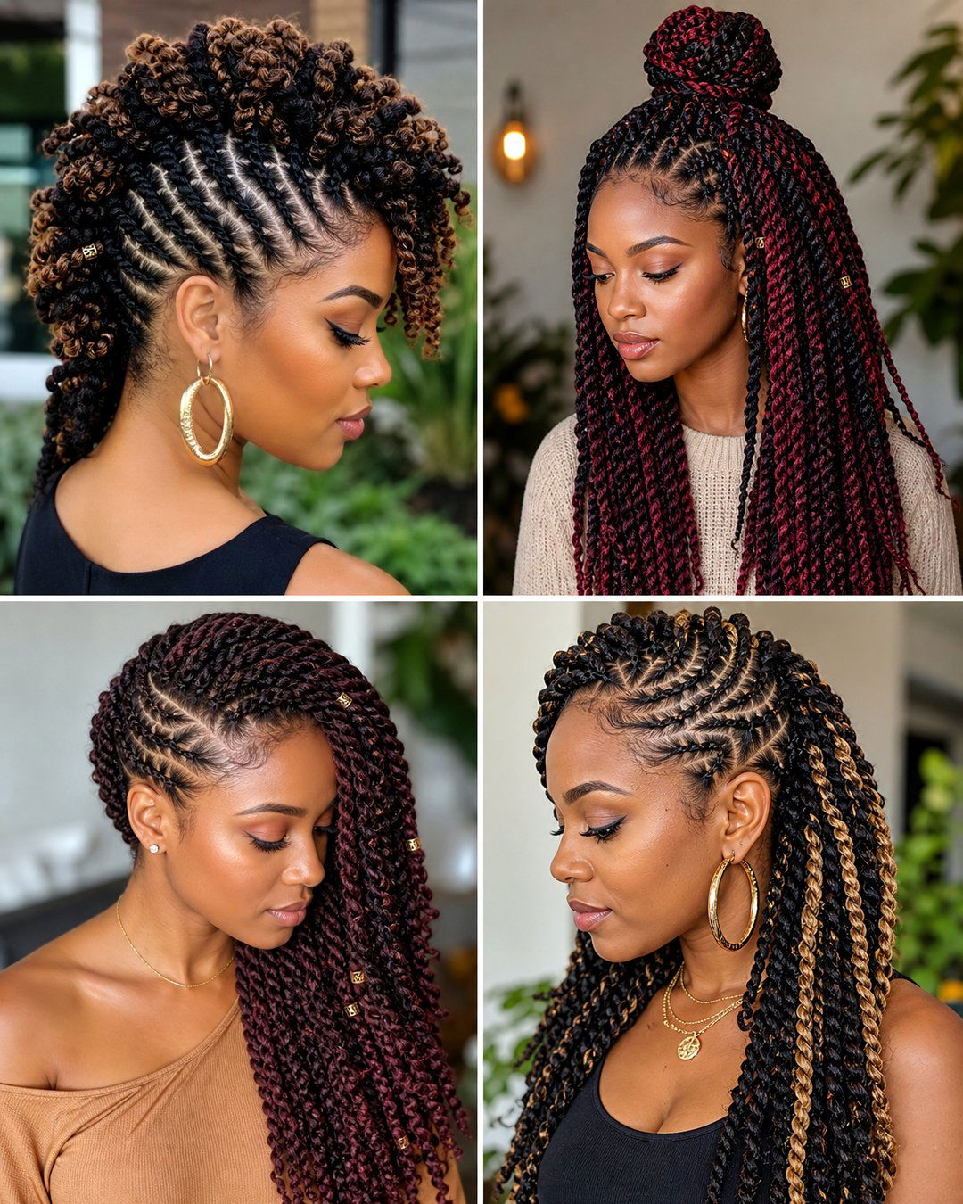 25 Twist Hairstyles With Braiding Hair to Try Now