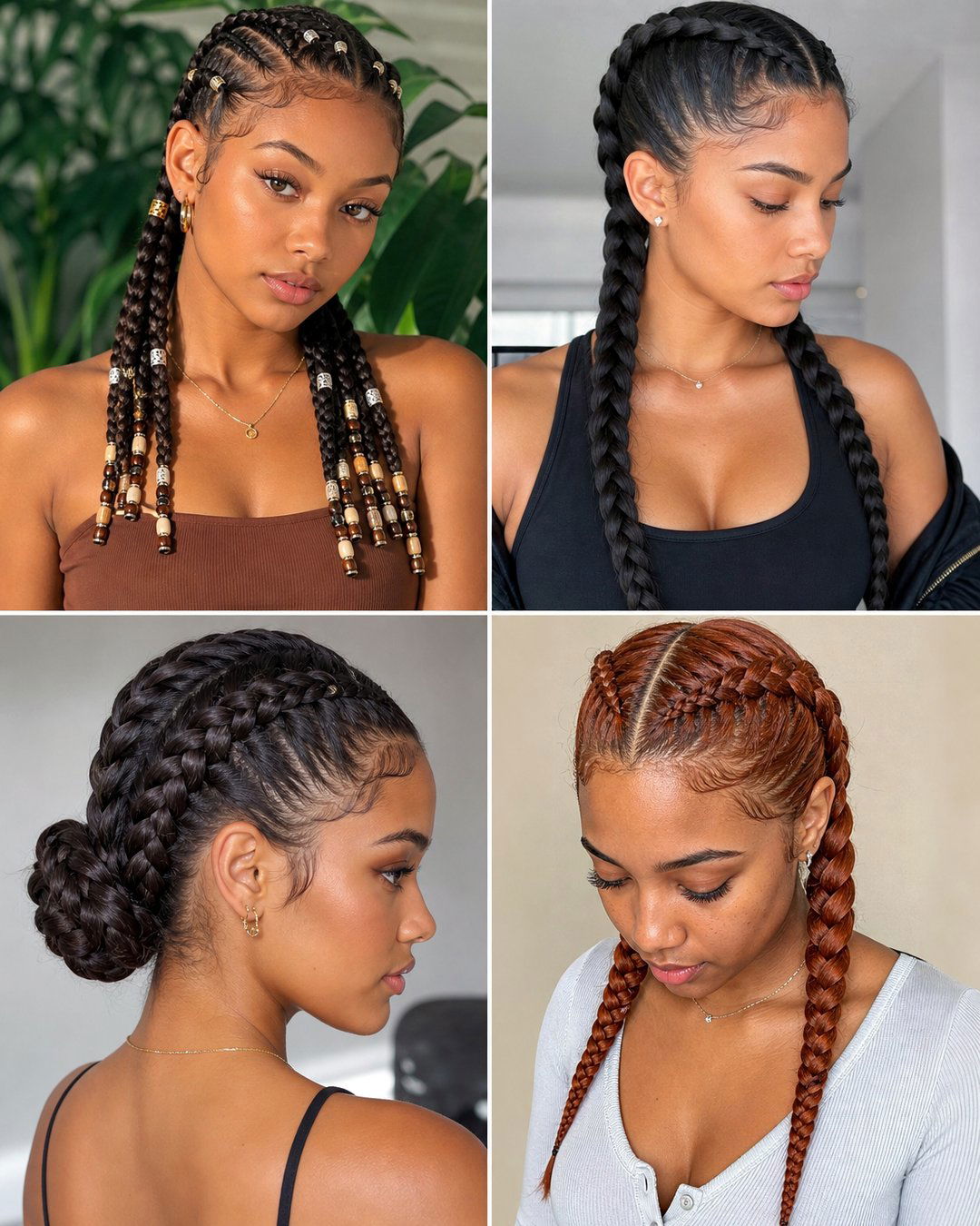 25 Two Braids Hairstyles for Black Hair to Slay