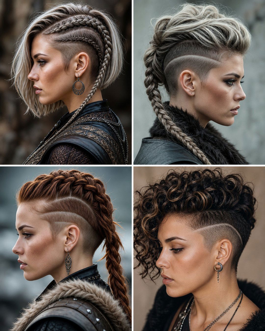 25 Undercut Female Viking Hairstyles for Short Hair