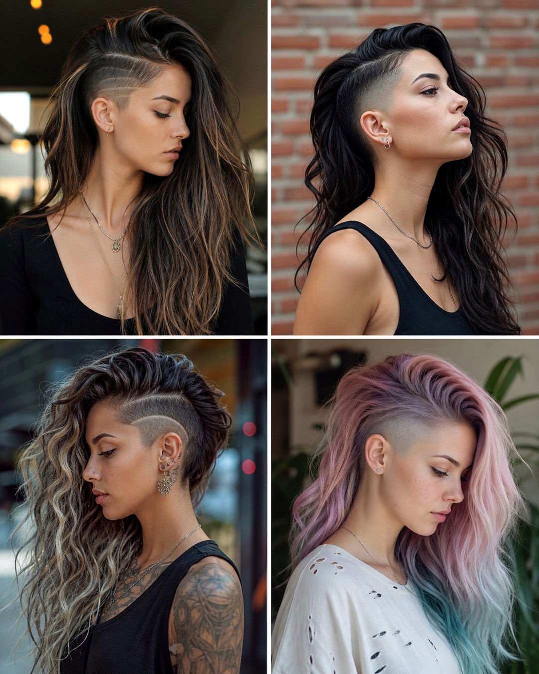 25 Undercuts Womens Fade Haircuts Long Hair Ideas