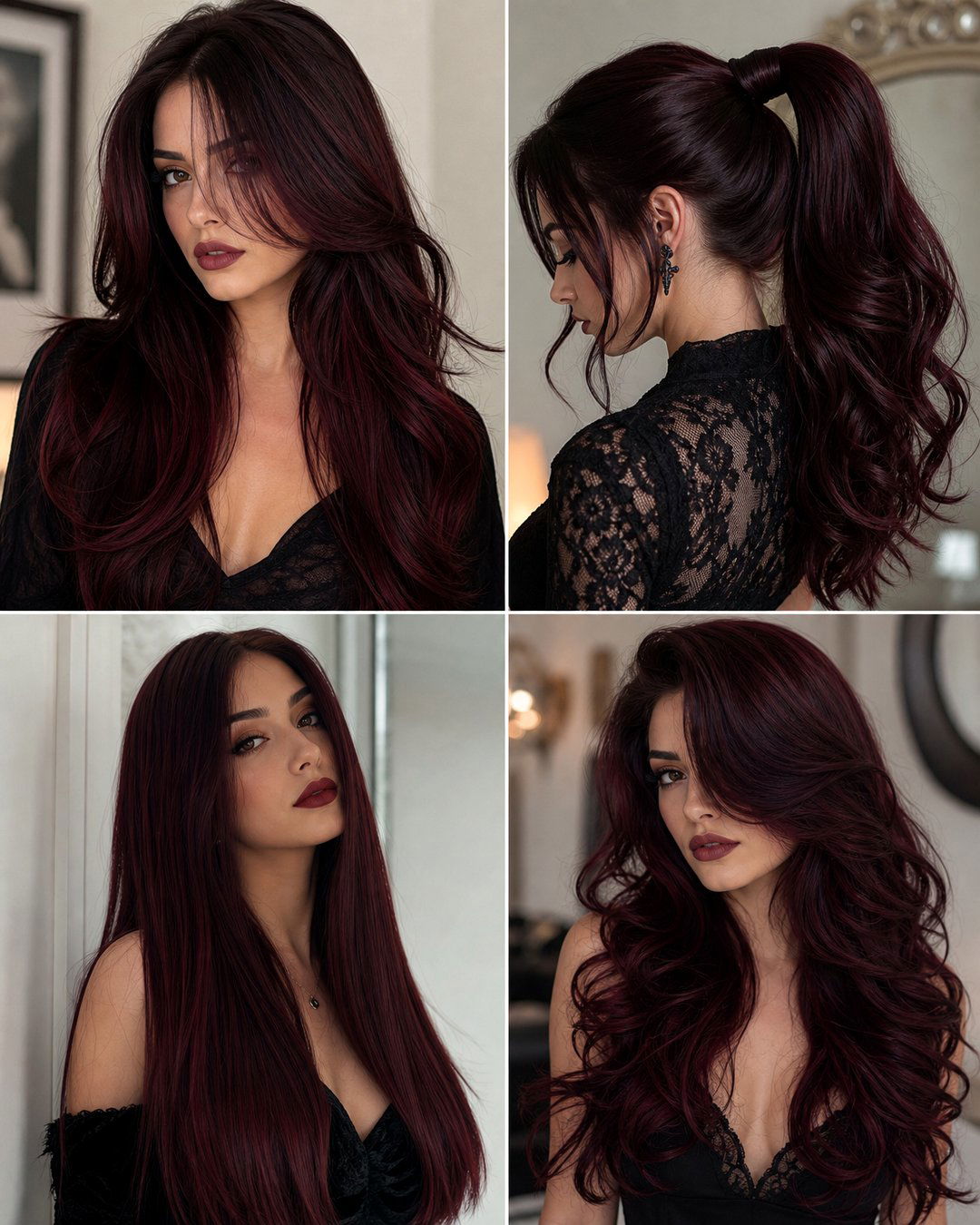 25 Vampire Hairstyles for Long Hair Gothic Glam