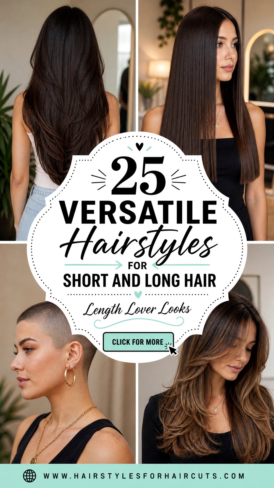 25 Versatile Hairstyles for Short and Long Hair - 25 Versatile Hairstyles for Short and Long Hair