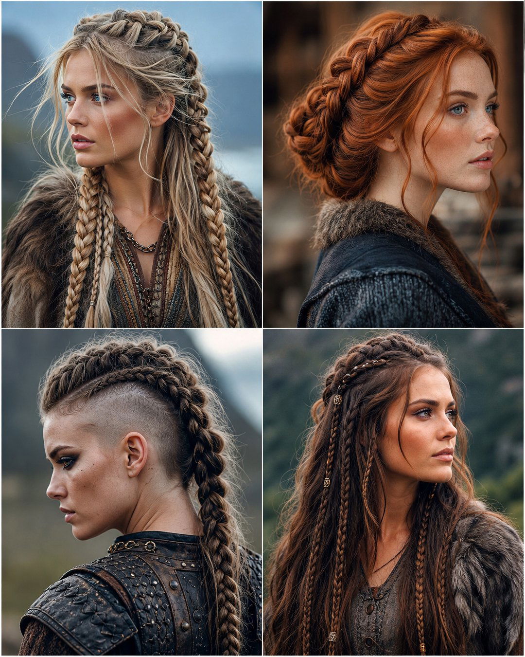 25 Viking Hairstyles for Thin Hair Female Warriors