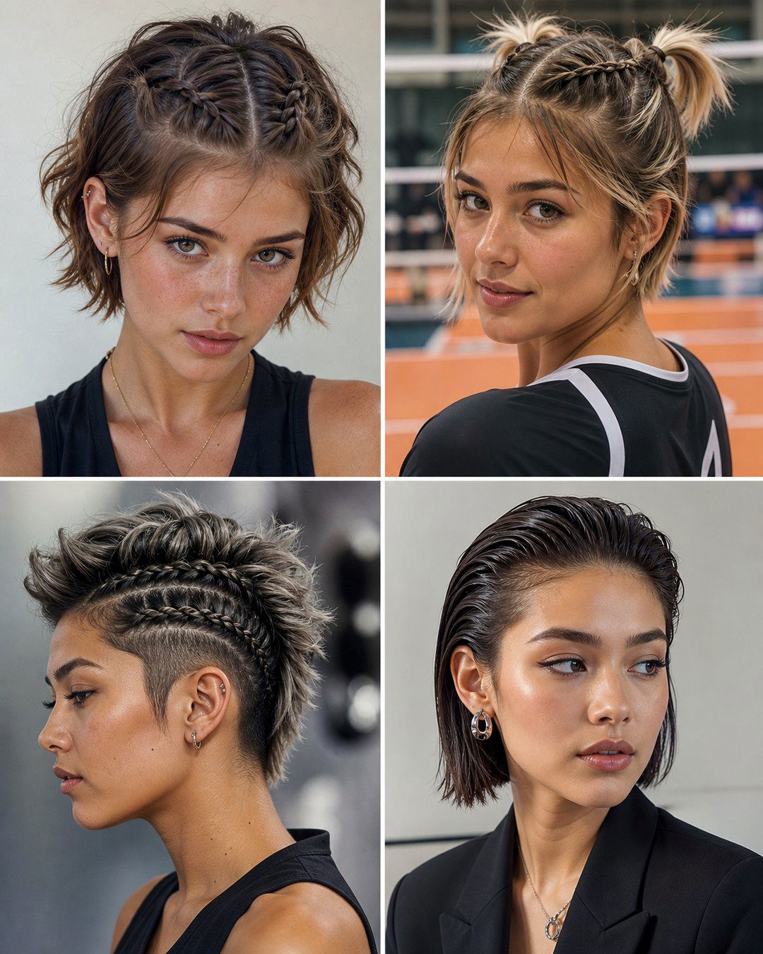 25 Volleyball Hairstyles for Short Hair Players