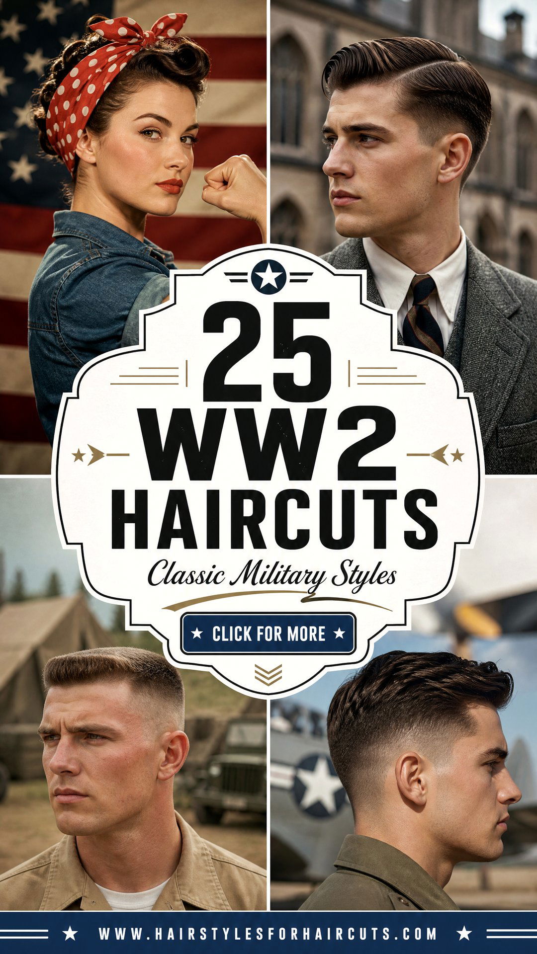 25 WW2 Haircuts Classic 1940s Military Styles for Men - 25 WW2 Haircuts: Classic 1940s Military Styles for Men