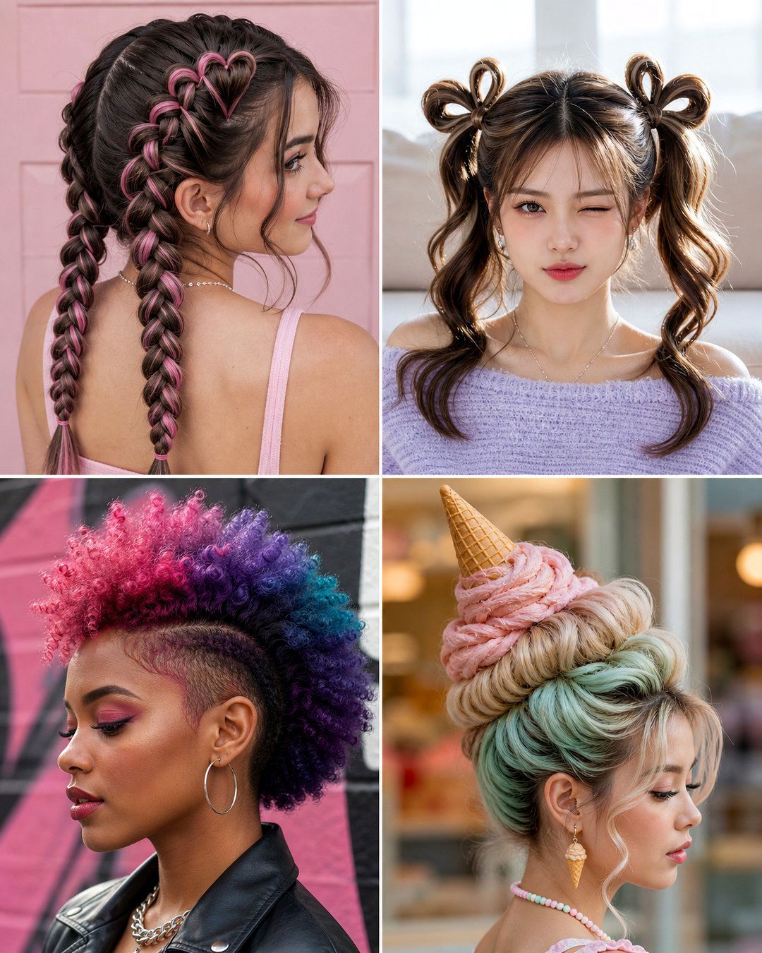 25 Wacky Hairstyles for Girls Fun and Creative Ideas
