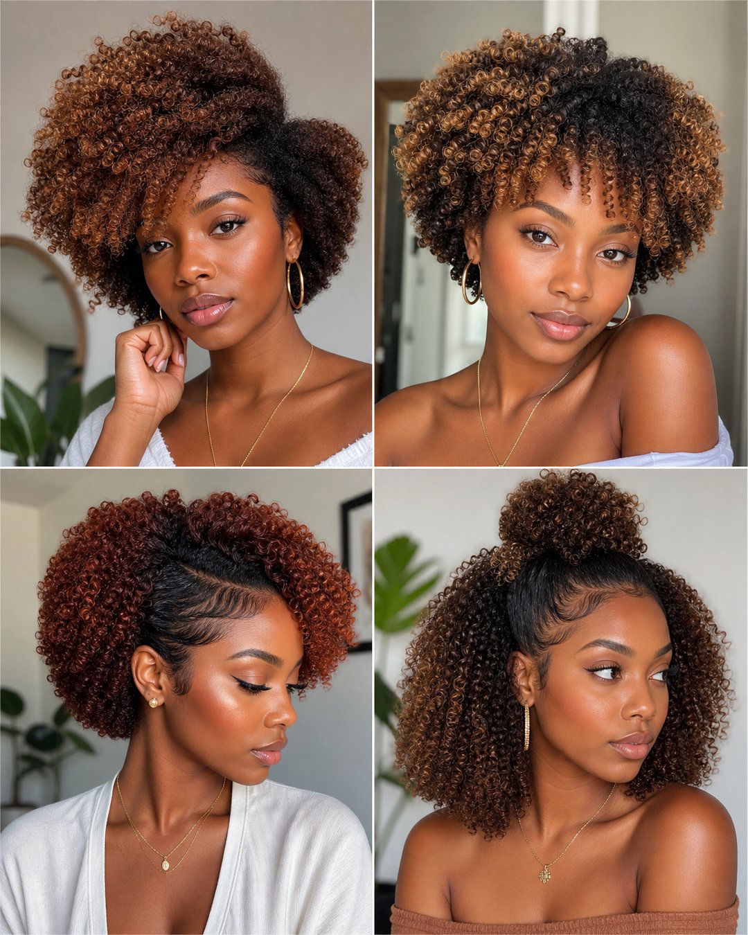25 Wash and Go Hairstyles for 4C Hair Easy Curls