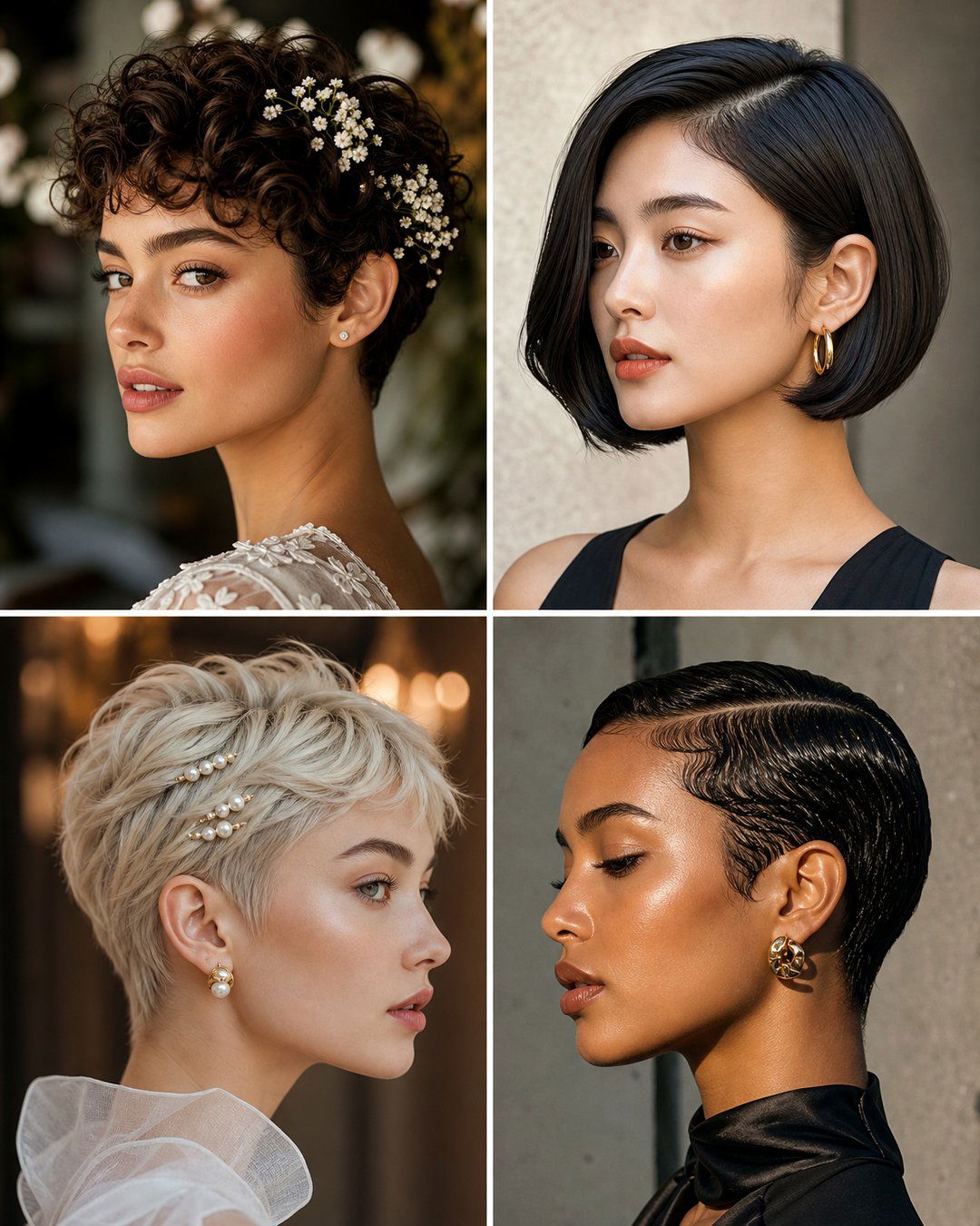 25 Wedding Hairstyles for Really Short Hair Brides