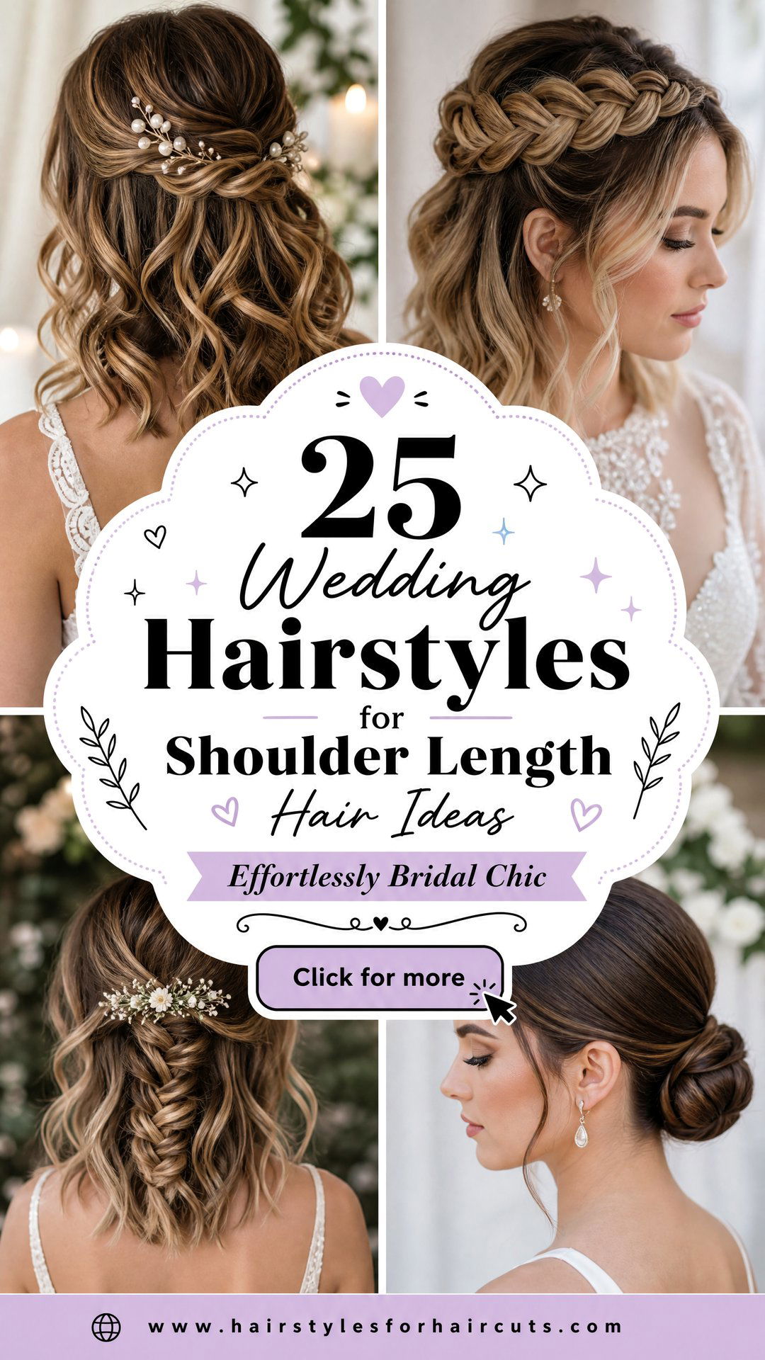 25 Wedding Hairstyles for Shoulder Length Hair - 25 Wedding Hairstyles for Shoulder Length Hair
