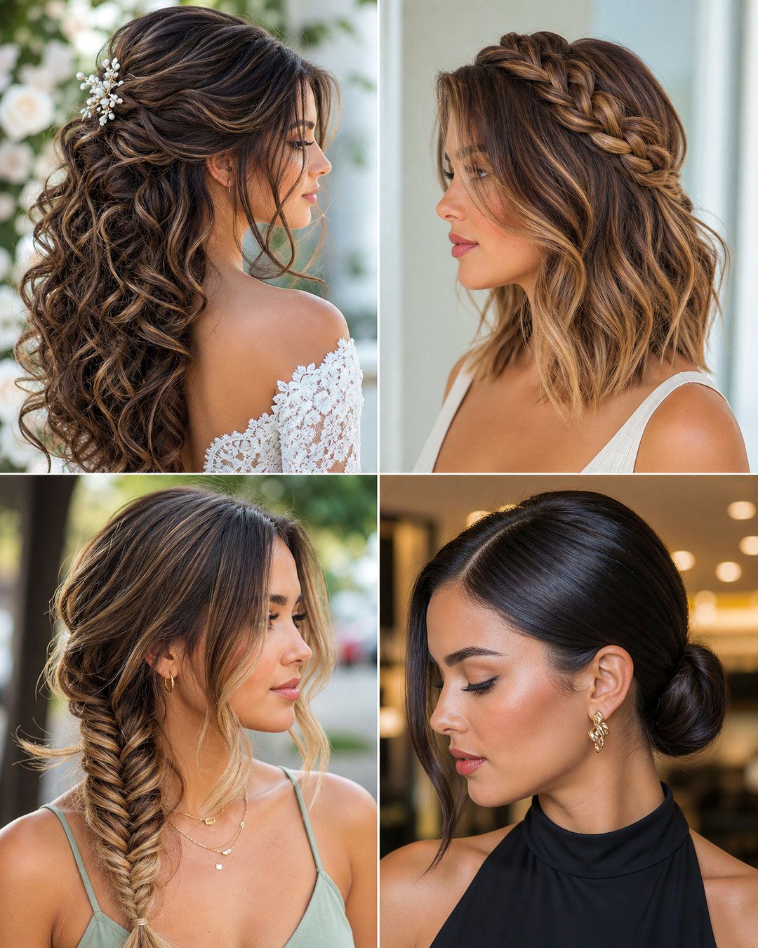 25 Wedding Hairstyles for Shoulder Length Hair