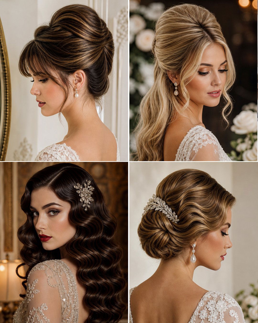 25 Wedding Long Hair Vintage Hairstyles to Adore