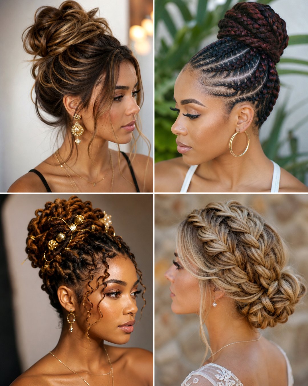 25 Wedding Updo Hairstyles for Black Hair Brides