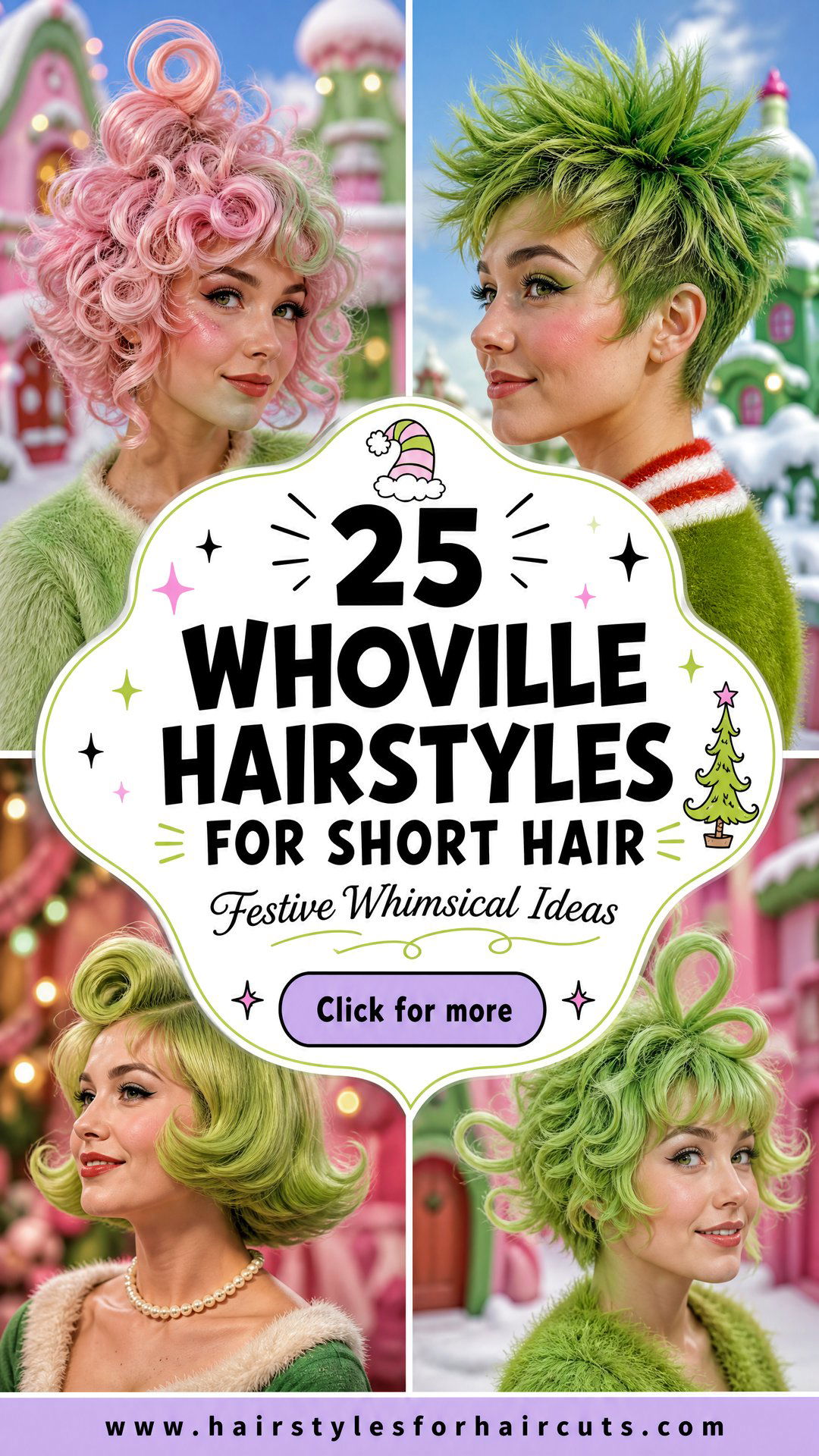 25 Whoville Hairstyles for Short Hair Festive Ideas - 25 Whoville Hairstyles for Short Hair: Festive Ideas