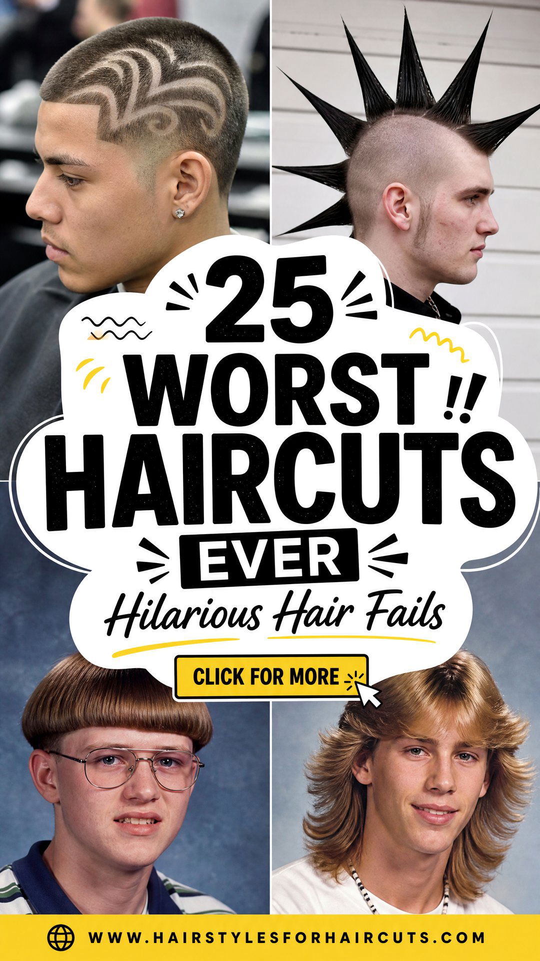 25 Worst Haircuts Ever Hilarious Hair Fails - 25 Worst Haircuts Ever: Hilarious Hair Fails