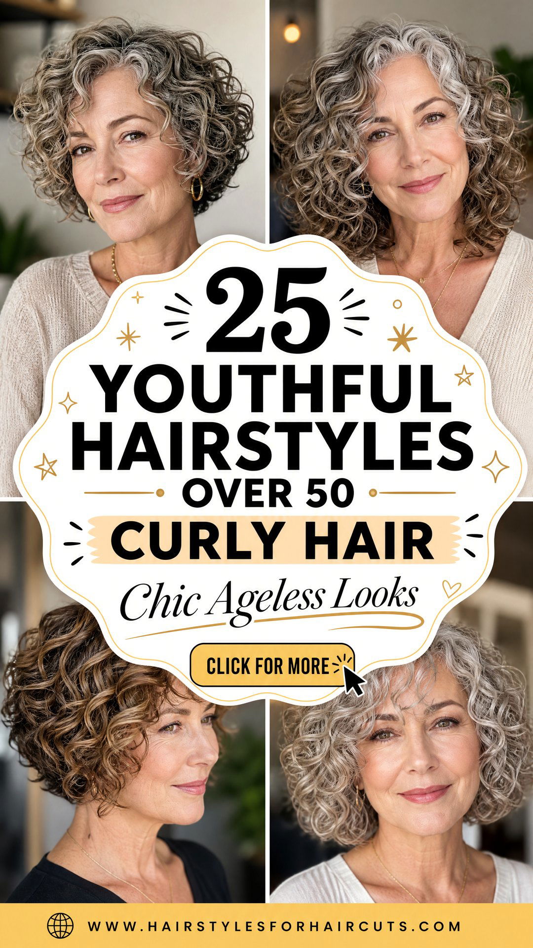 25 Youthful Hairstyles Over 50 Curly Hair Chic Looks - 25 Youthful Hairstyles Over 50 Curly Hair: Chic Looks