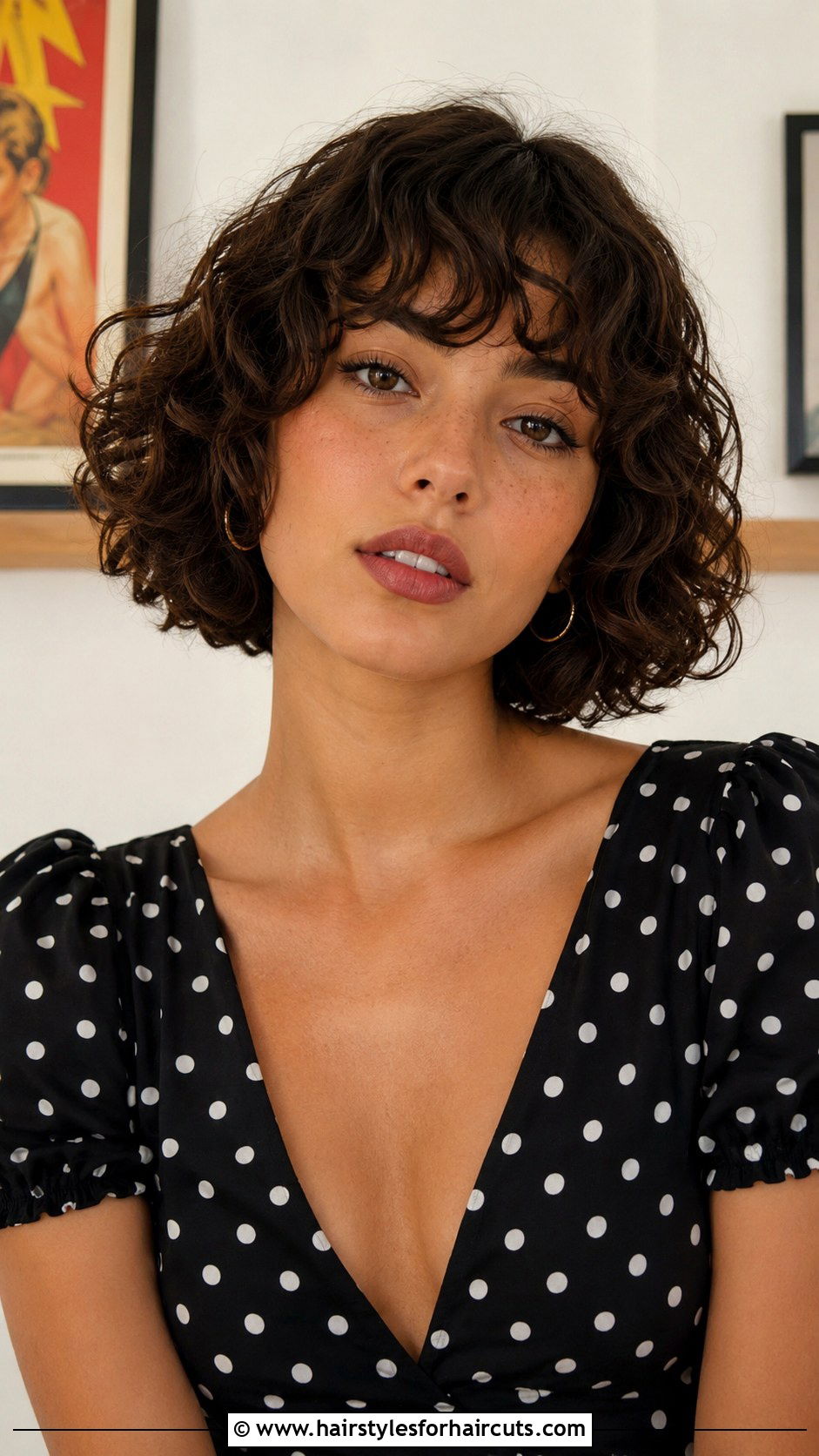 2C Curly Bob With Bangs - 25 2c curly hairstyles - 25 2c curly hairstyles