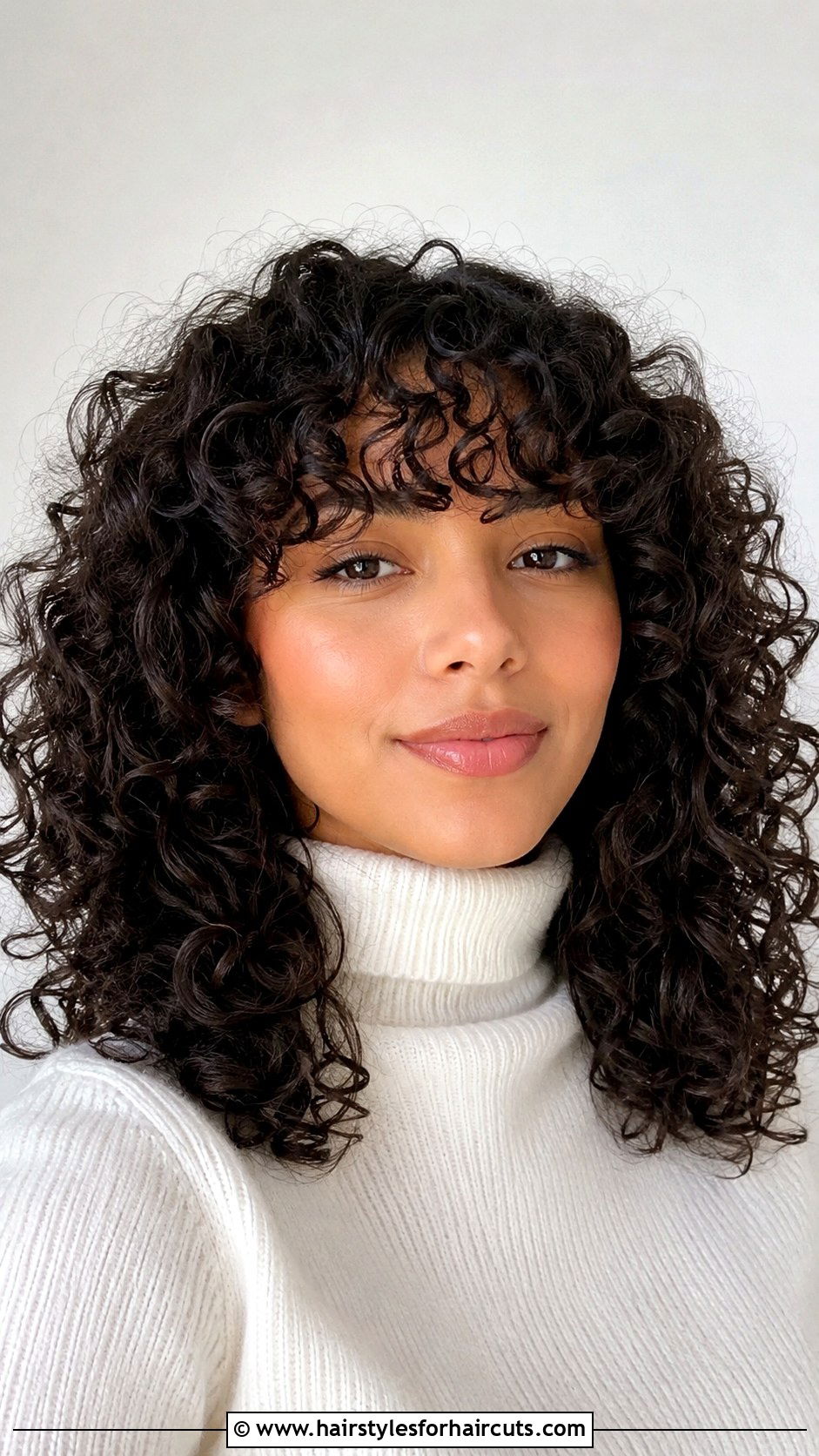 3c Curly Bangs - 25 3c hairstyles - 25 3c hairstyles