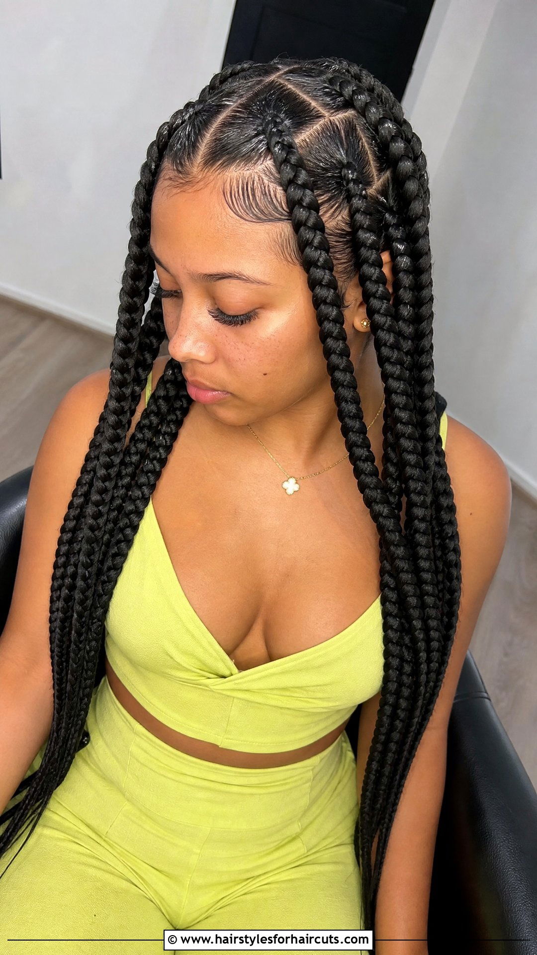 4 Feed In Braids - 25 4 braid hairstyles black hair - 25 4 braid hairstyles, black hair