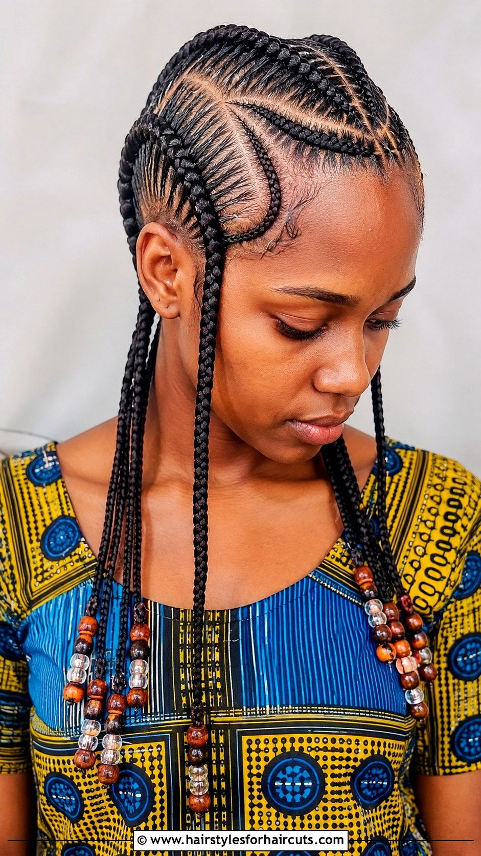 4 Fulani Braids - 25 4 braid hairstyles black hair - 25 4 braid hairstyles, black hair