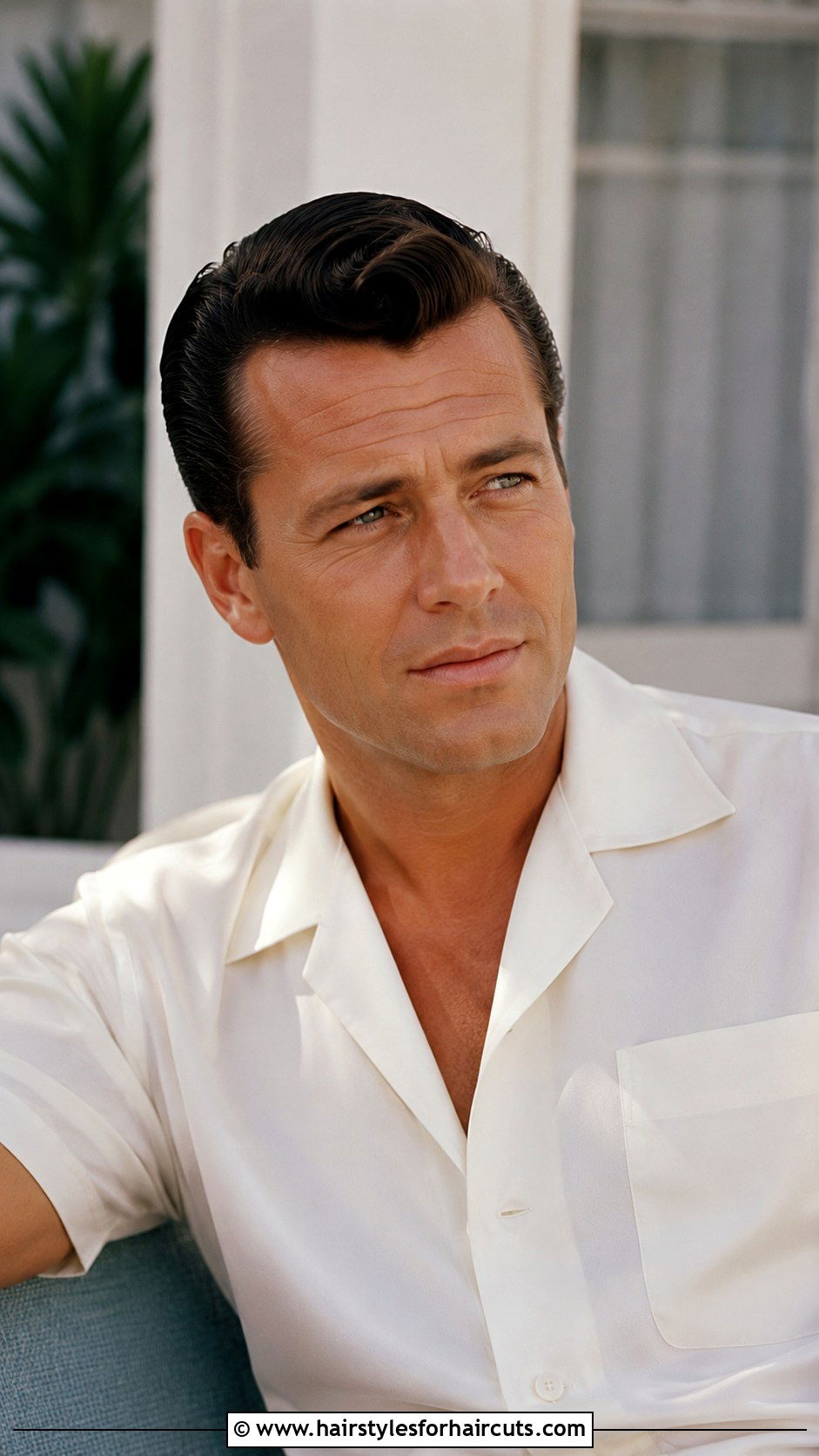 50s Mens Executive Contour Haircut - 25 50s hairstyles men - 25 50s hairstyles men