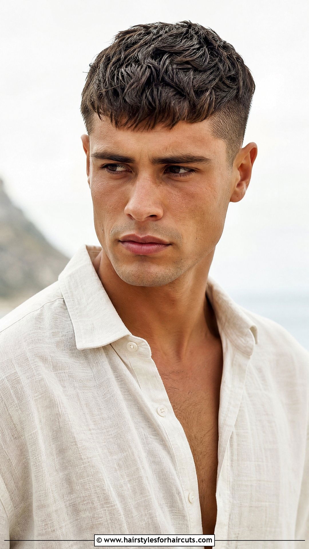 60s French Crop - 25 60s men hairstyles - 25 60s men hairstyles