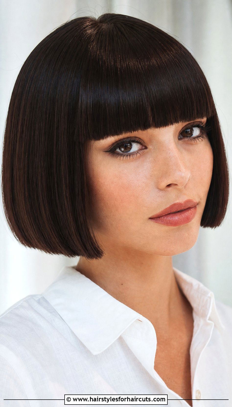60s Straight Bob With Bangs - 25 retro 60s hairstyles for short hair - 25 retro 60s hairstyles for short hair