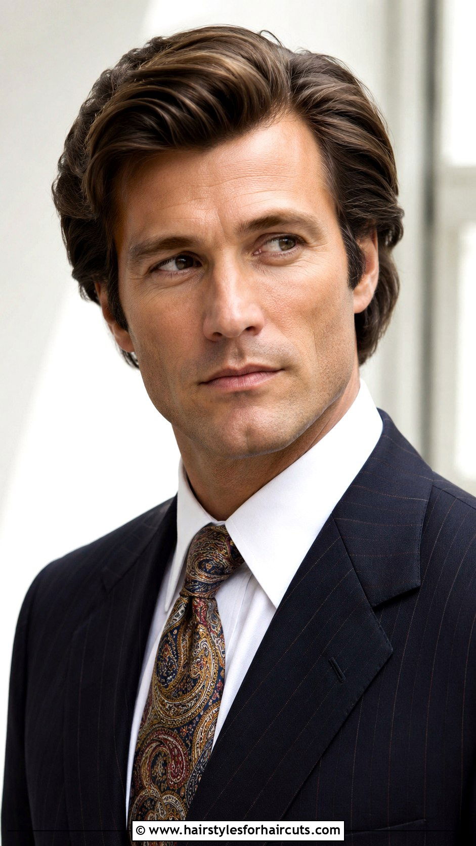 70s Side Part Blowout - 25 70s hairstyles men - 25 70s hairstyles men