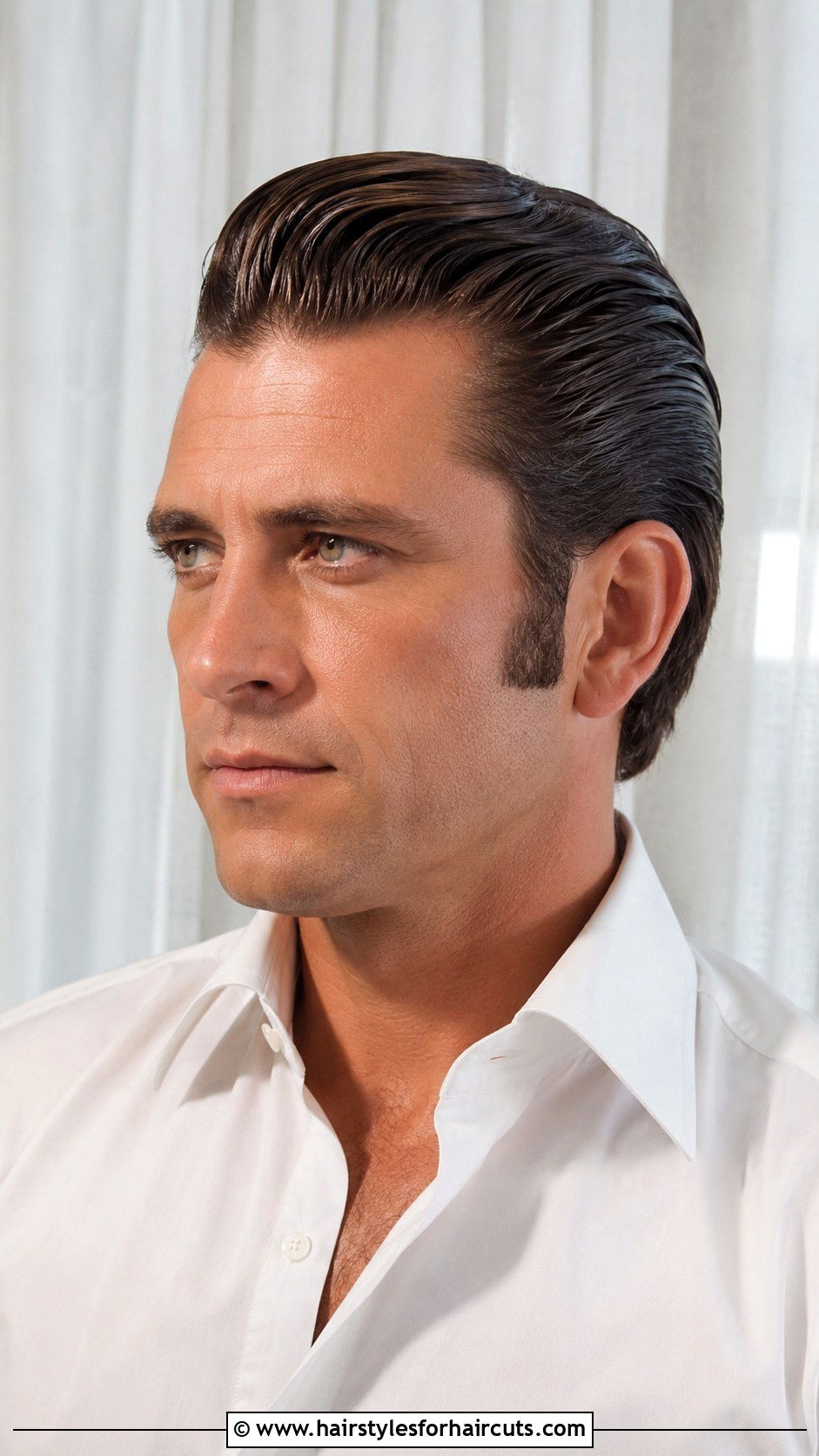 70s Slicked Back Hair - 25 70s hairstyles men - 25 70s hairstyles men