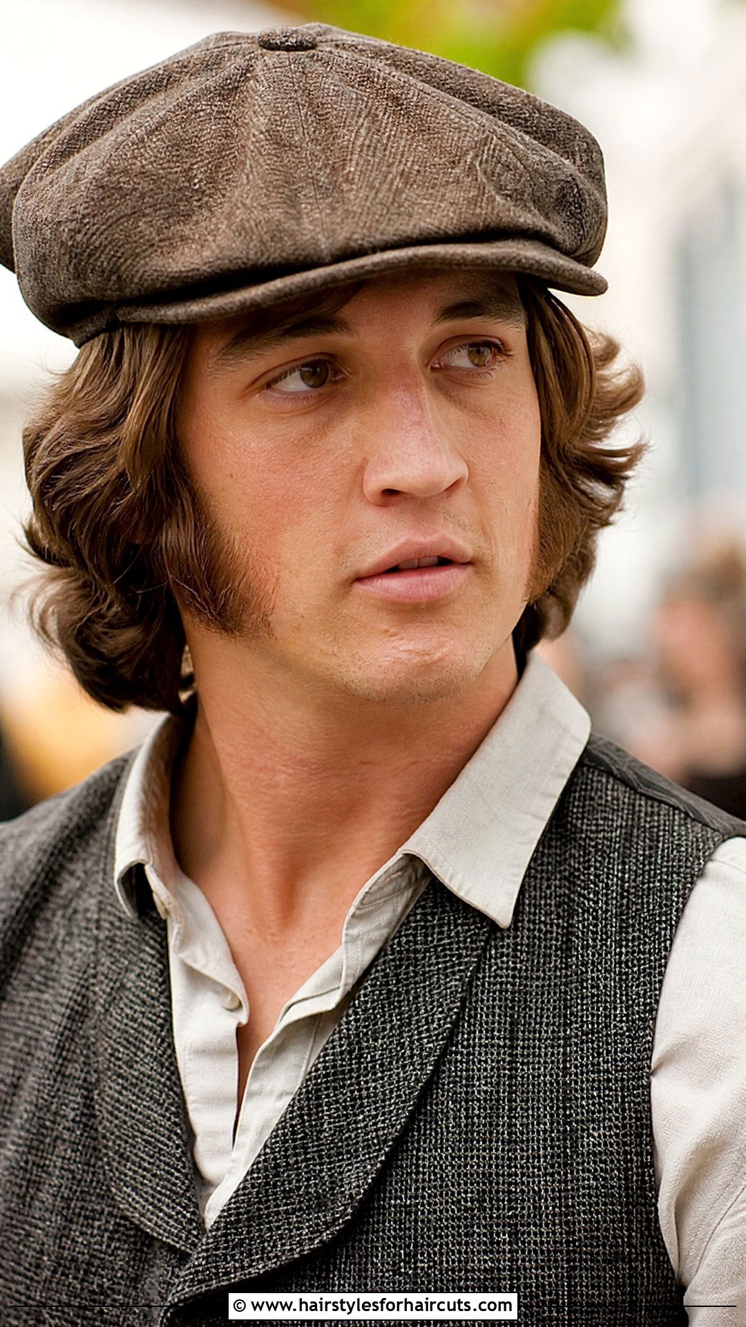 70s Wings Haircut With Newsboy Cap - 25 wings haircuts with hat - 25 wings haircuts with hat