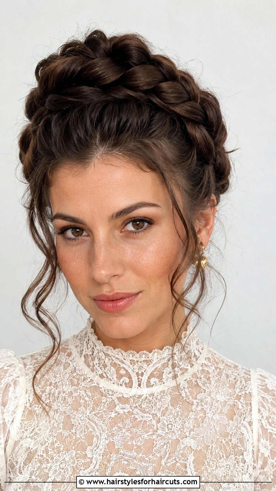 80s Braided Crown Updo - 25 80s hairstyles for women - 25 80's hairstyles for women