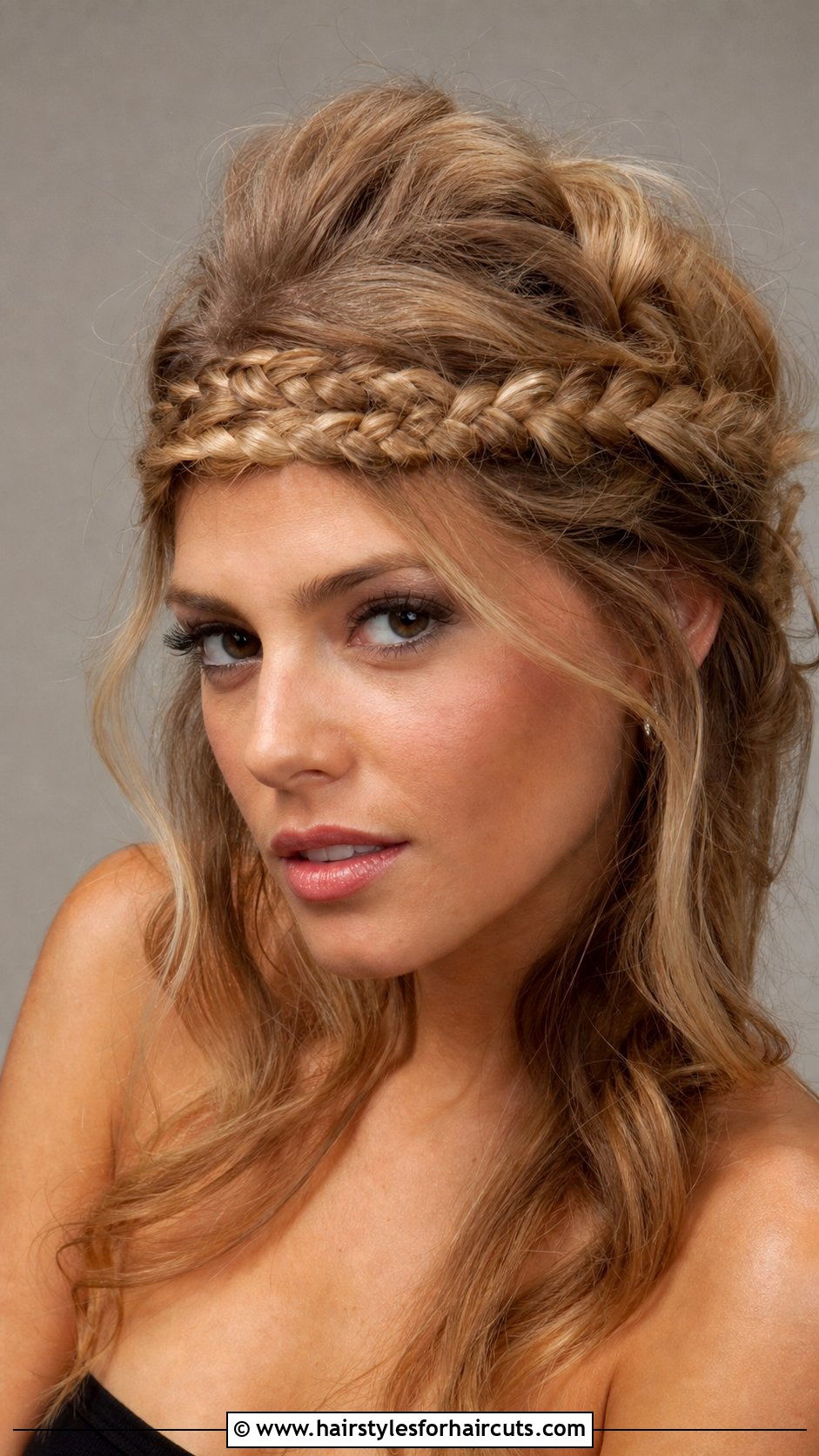 80s Braided Headband Hairstyle - 25 easy 80s hairstyles for medium hair - 25 easy 80s hairstyles for medium hair