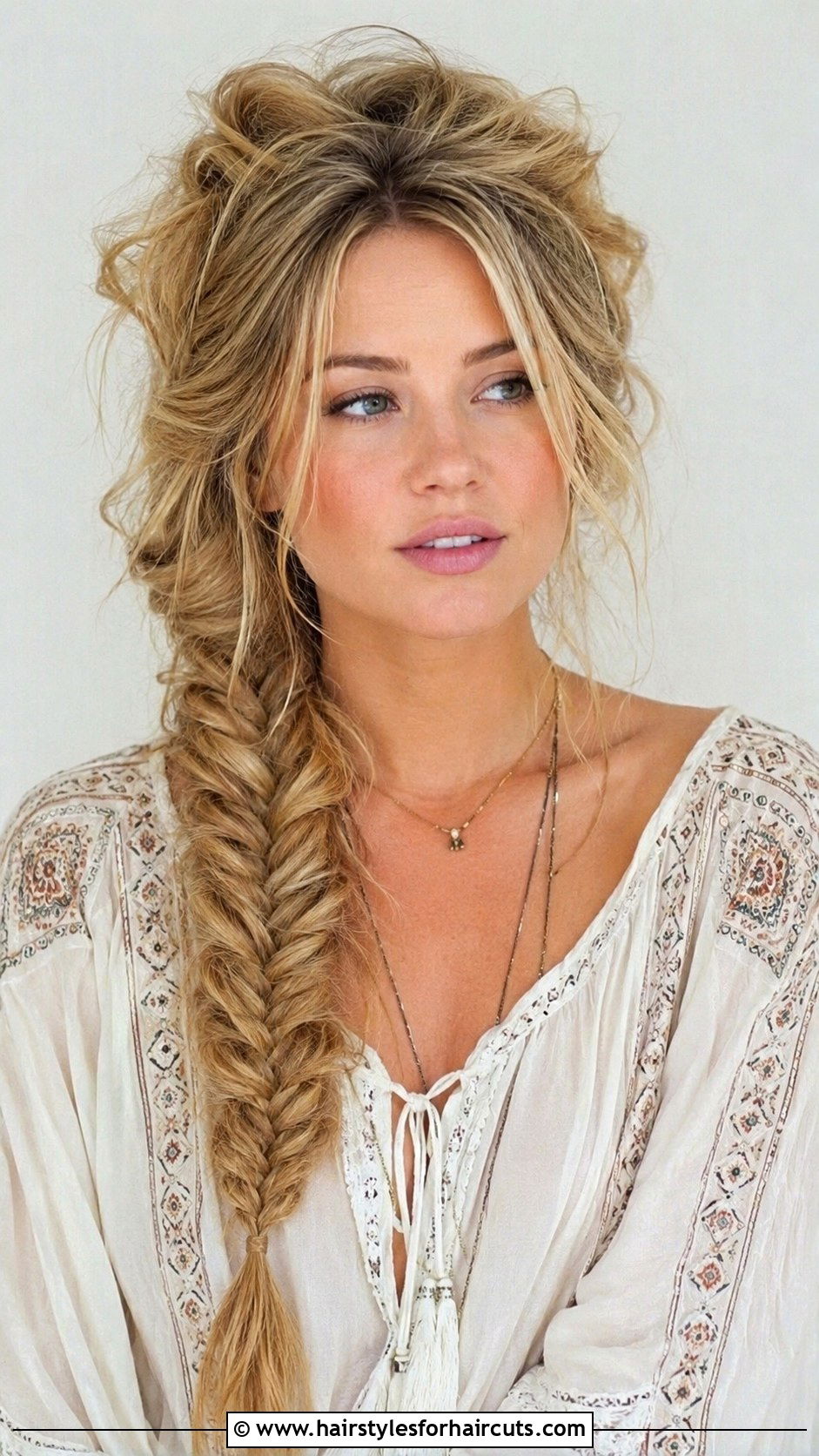 80s Crimped Fishtail Braid - 25 80s hairstyles crimped hair - 25 80s hairstyles crimped hair