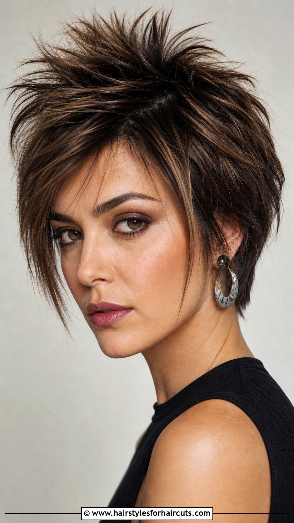 80s Spiked Pixie Bob Haircut - 25 easy 80s hairstyles for medium hair - 25 easy 80s hairstyles for medium hair
