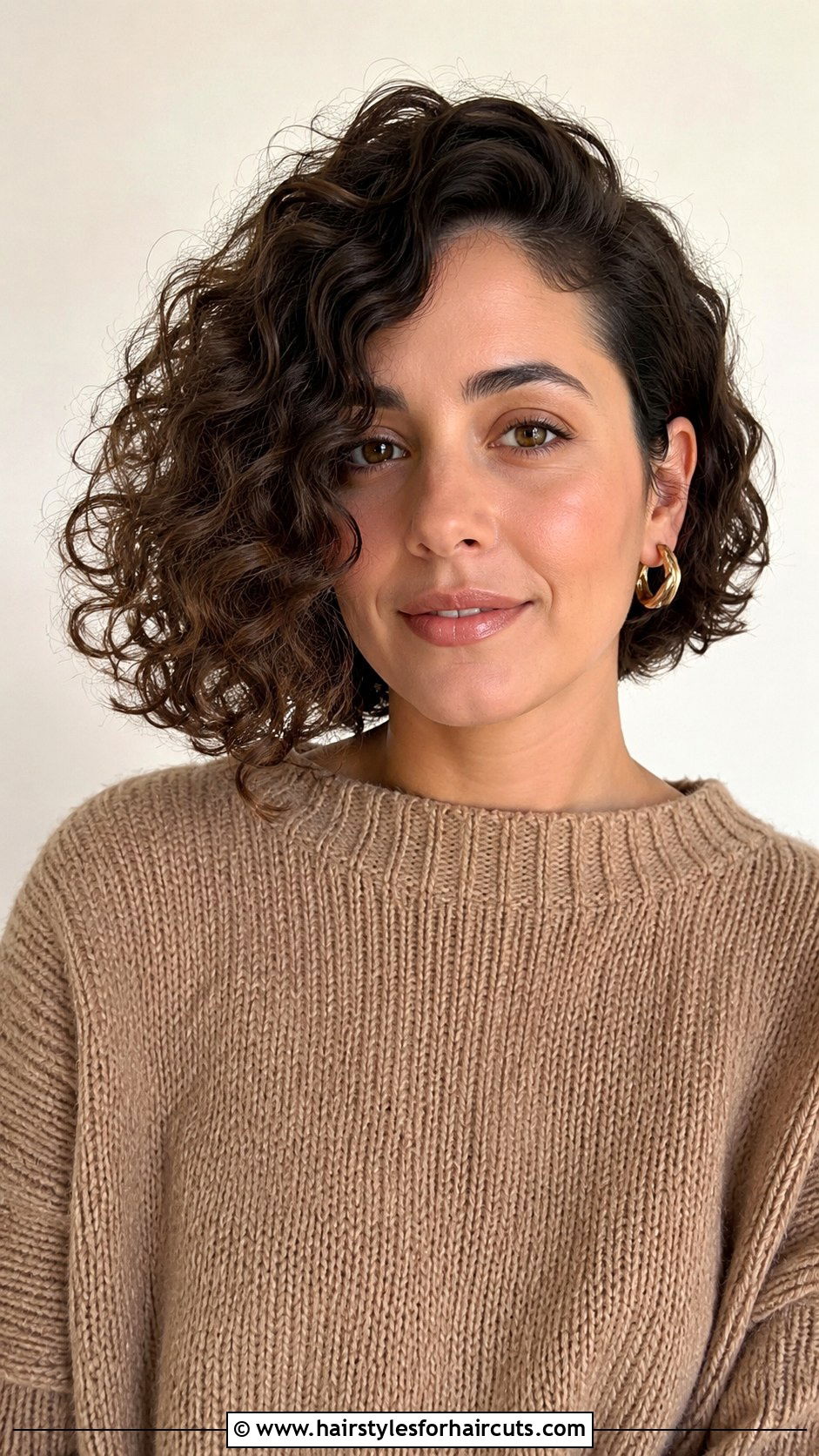 90s Asymmetrical Curly Bob - 25 90s hairstyles curly hair - 25 90s hairstyles curly hair