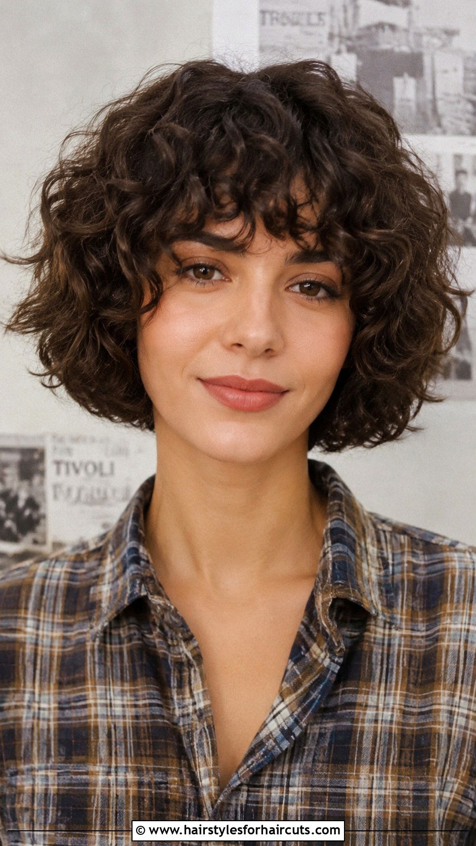 90s Curly Bob With Bangs - 25 90s hairstyles curly hair - 25 90s hairstyles curly hair
