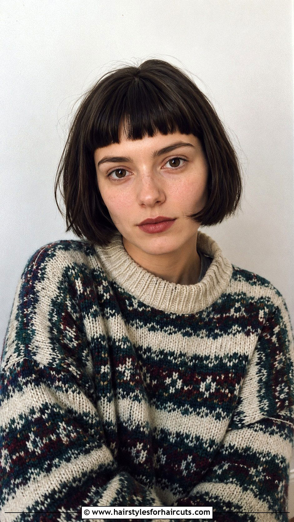 90s Micro Bangs Bob - 25 90s hairstyles for short hair - 25 90s hairstyles for short hair