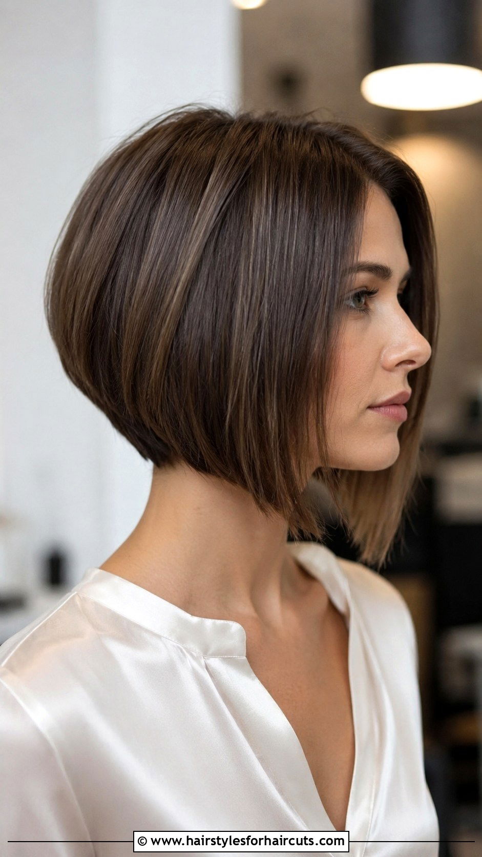 A Line Blunt Bob - 25 blunt haircuts for thick hair - 25 blunt haircuts for thick hair