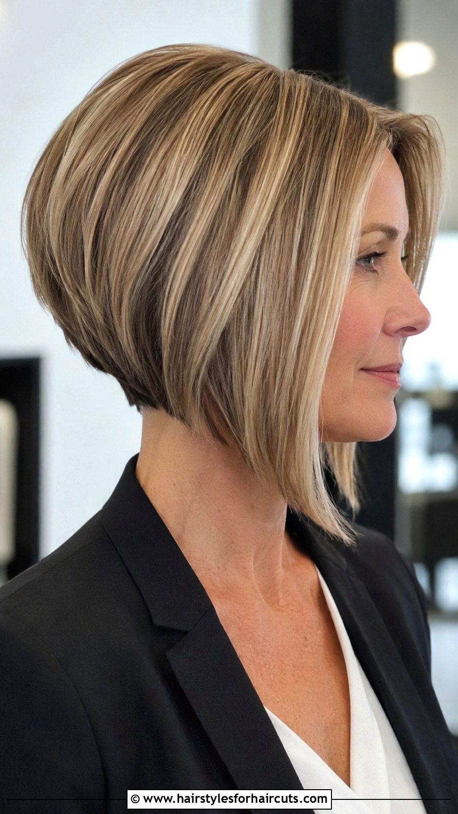 A Line Bob - 25 medium length hairstyles for fine straight hair - 25 medium length hairstyles for fine straight hair