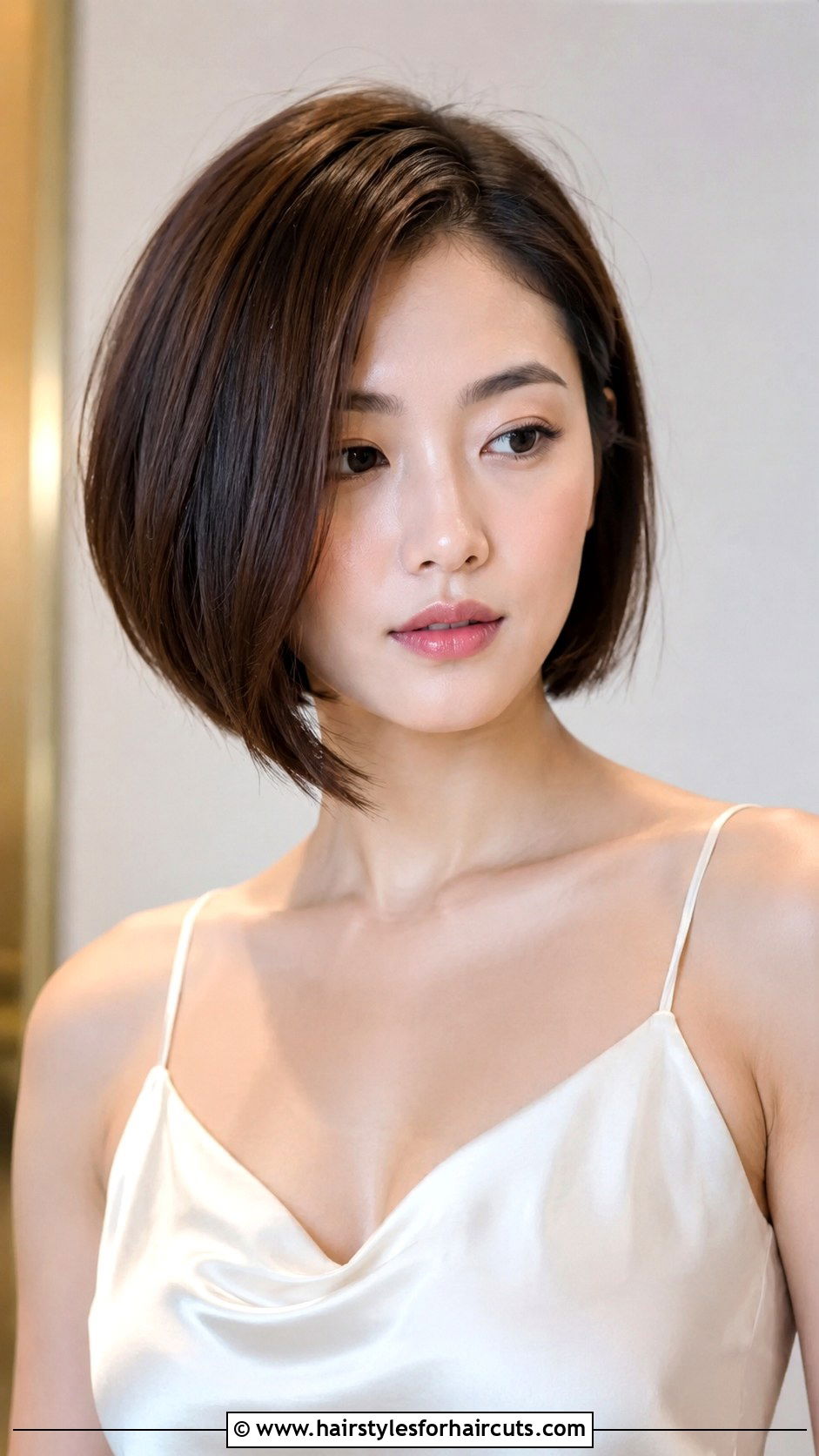 A Line Bob - 25 short hairstyles for asian hair - 25 short hairstyles for asian hair
