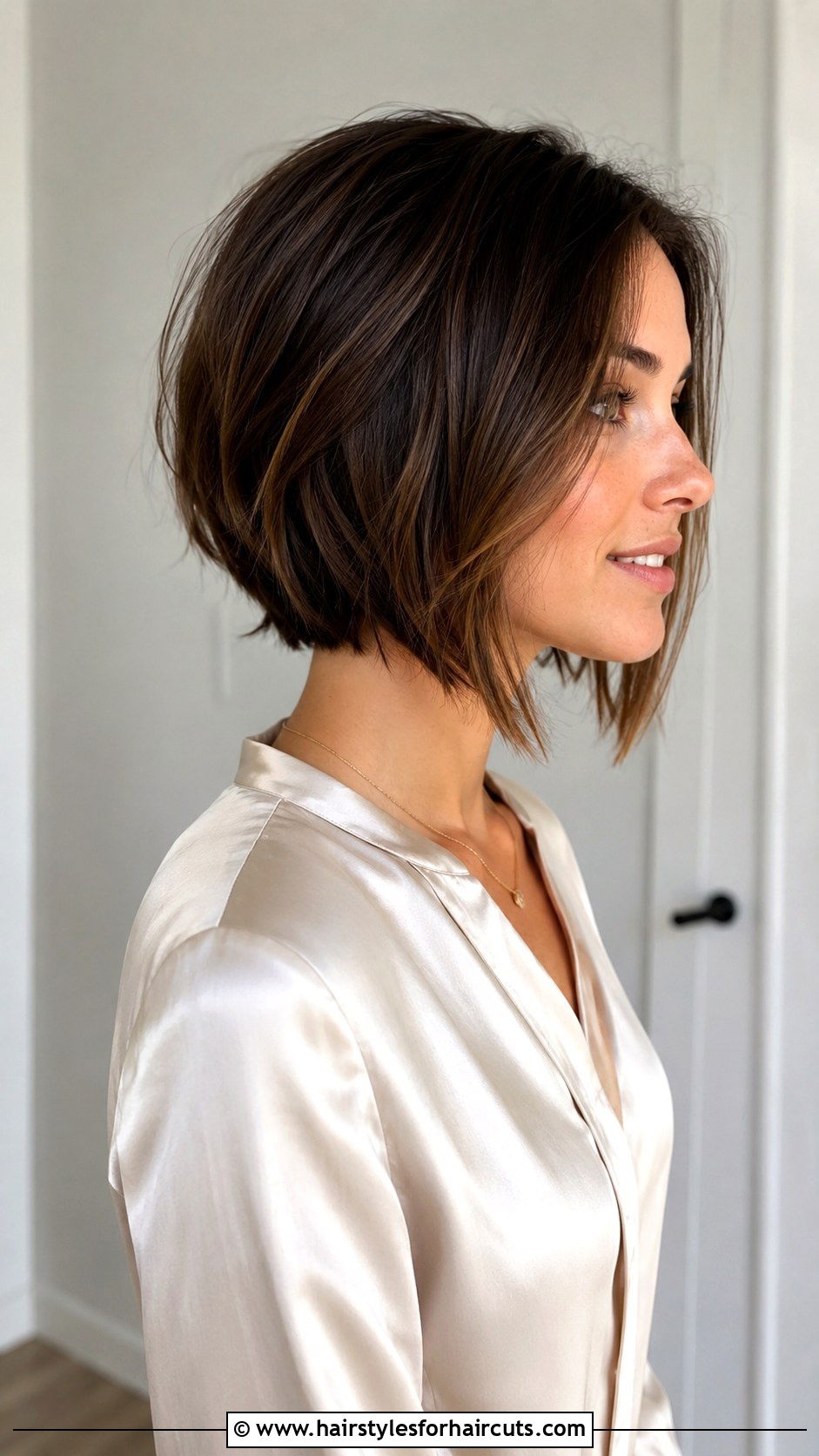 A Line Bob - 25 asian short hairstyles - 25 asian short hairstyles